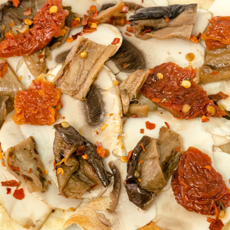 Pizza Melanzane e Funghi